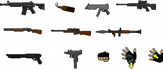 GTA4 侠盗猎车手4 彩色武器图标mod-单机屋-GTA5MOD下载站-好玩的单机游戏网