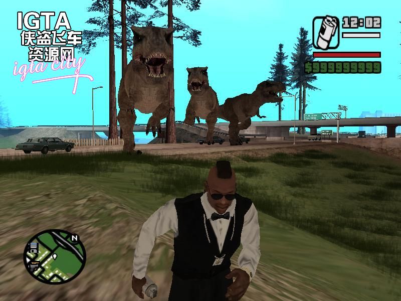 图片[2]-[GTA：圣安地列斯MOD]恐龙泛滥-单机屋-GTA5MOD下载站-好玩的单机游戏网