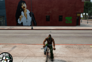 《侠盗猎车手三部曲重制版》赛琳娜壁画MOD-单机屋-GTA5MOD下载站-好玩的单机游戏网