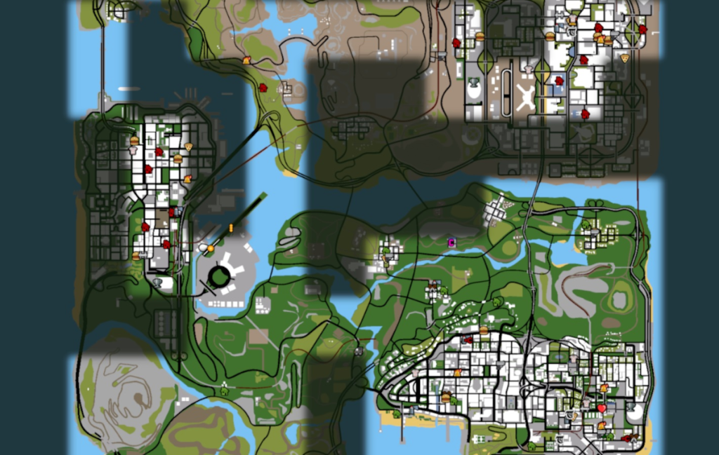 《侠盗猎车手三部曲重制版》经典地图颜色MOD-单机屋-GTA5MOD下载站-好玩的单机游戏网