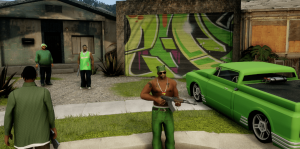 《侠盗猎车手三部曲重制版》车库门涂鸦MOD-单机屋-GTA5MOD下载站-好玩的单机游戏网
