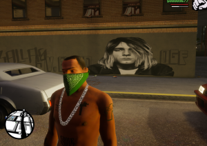 《侠盗猎车手三部曲重制版》新增科特柯本壁画MOD-单机屋-GTA5MOD下载站-好玩的单机游戏网