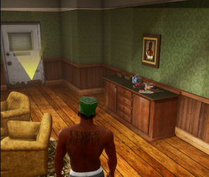 《侠盗猎车手三部曲重制版》更好的客厅壁纸替换MOD-单机屋-GTA5MOD下载站-好玩的单机游戏网