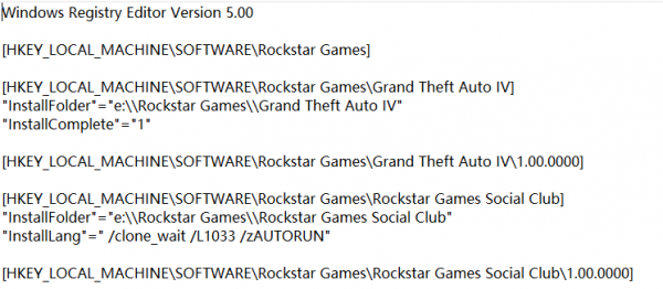 《侠盗猎车手GTA4》注册表-单机屋-GTA5MOD下载站-好玩的单机游戏网