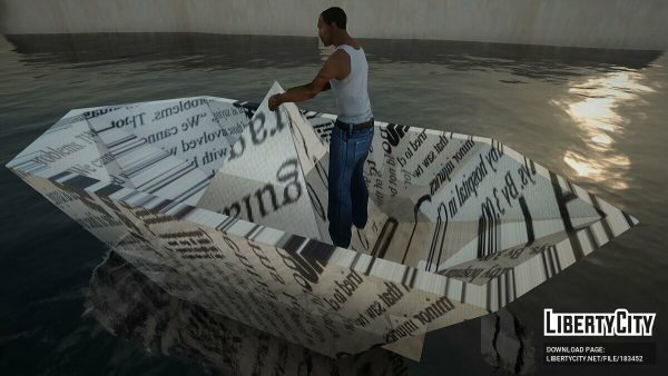 [GTA:圣安地列斯MOD]纸船MOD-单机屋-GTA5MOD下载站-好玩的单机游戏网