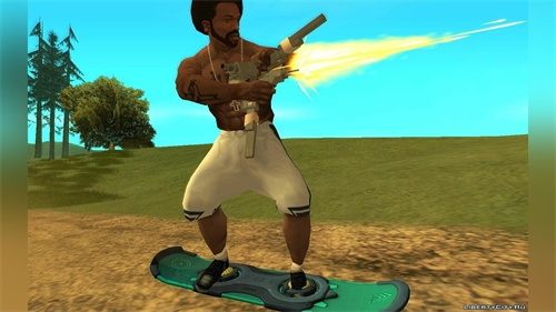 图片[2]-[GTA:圣安地列斯MOD]堡垒之夜的飞行滑板-单机屋-GTA5MOD下载站-好玩的单机游戏网