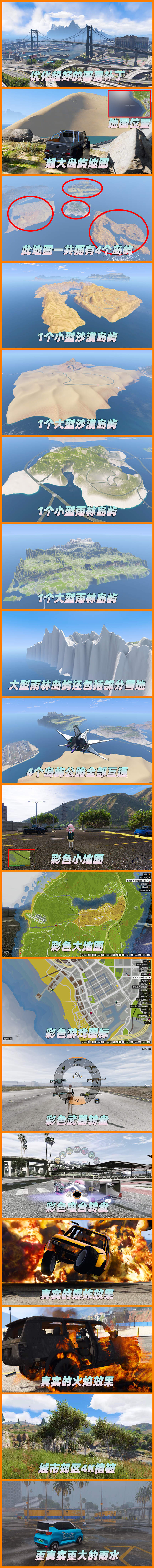 图片[2]-GTA5 v1.41 整合版 真实画质 369位精品人物 951辆现实载具 4个超大岛屿地图 驾驶员的天堂 [载具-人物-脚本-画质-环境-地图] [赠送：修改器 运行库 无限金币 通关存档]【98.6GB】-单机屋-GTA5MOD下载站-好玩的单机游戏网