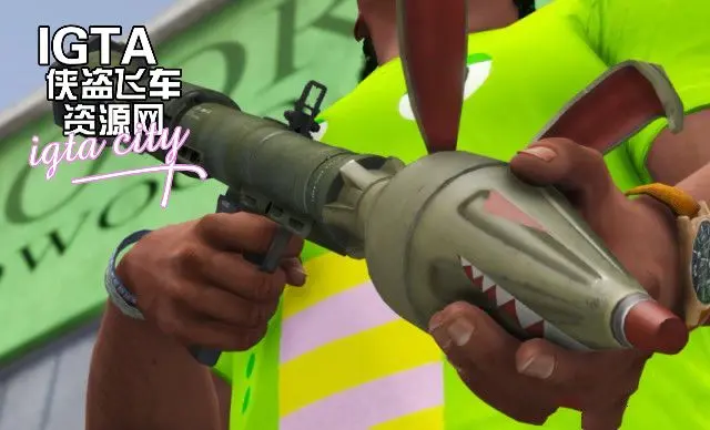 [GTA5]宾尼兔火箭炮武器-单机屋-GTA5MOD下载站-好玩的单机游戏网