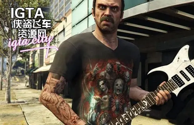 [GTA5]电吉他MOD-单机屋-GTA5MOD下载站-好玩的单机游戏网