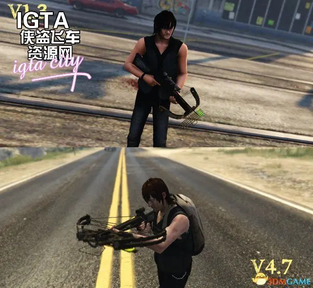 [GTA5]行尸走肉的十字弩MOD-单机屋-GTA5MOD下载站-好玩的单机游戏网