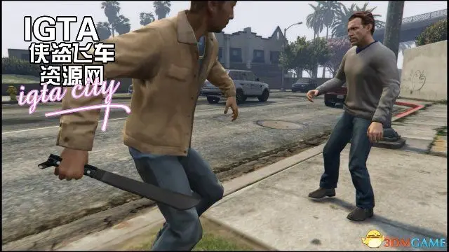 [GTA5]西瓜刀来袭MOD-单机屋-GTA5MOD下载站-好玩的单机游戏网