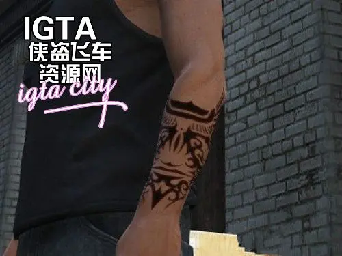 [GTA5]刺客信条中的戴斯蒙迈尔斯刺青-单机屋-GTA5MOD下载站-好玩的单机游戏网
