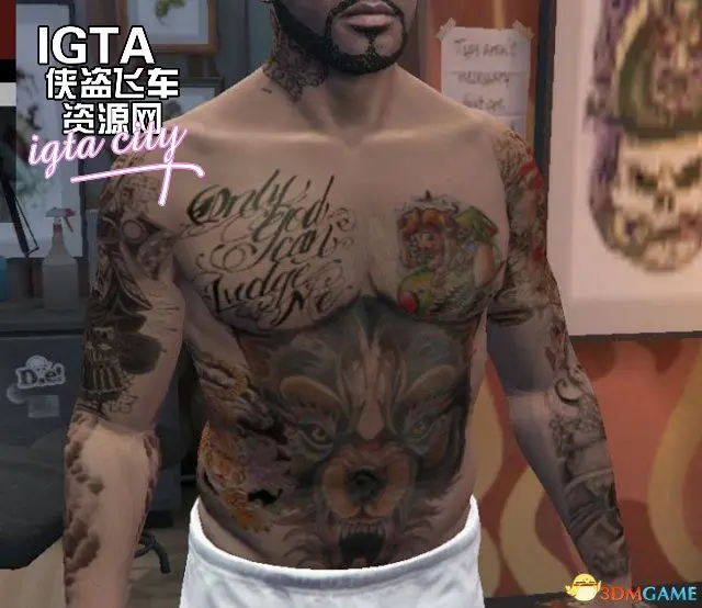 [GTA5]富兰克林的新纹身V1.0-单机屋-GTA5MOD下载站-好玩的单机游戏网