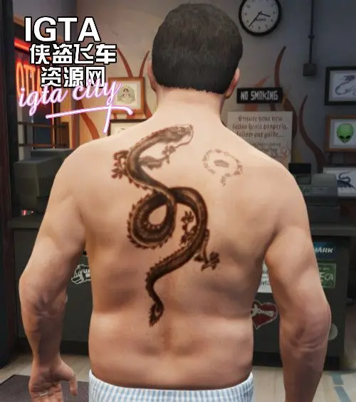 [GTA5]热血无赖沈伟刺青MOD-单机屋-GTA5MOD下载站-好玩的单机游戏网