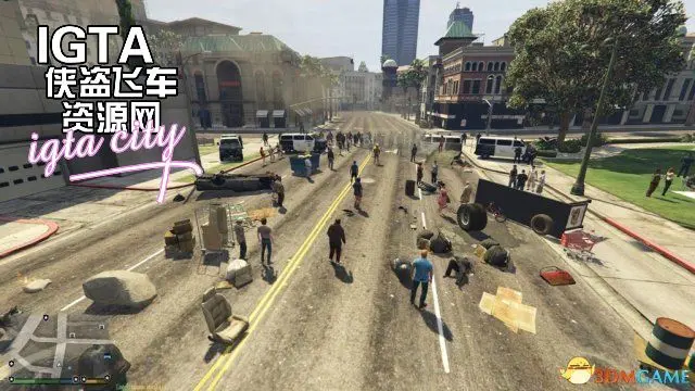 [GTA5]暴力抗议场景MOD-单机屋-GTA5MOD下载站-好玩的单机游戏网