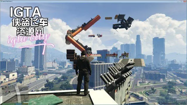 [GTA5]空中跑酷MOD-单机屋-GTA5MOD下载站-好玩的单机游戏网
