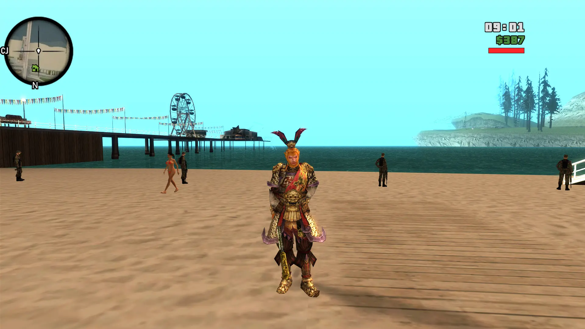 图片[6]-GTASA 圣安地列斯 齐天大圣 孙悟空 整合版 Win11最新光影舒适色调流畅版 真实系重制版 Win10/11汉化兼容版 稳定60FPS 超强优化 [赠送：运行库 通关存档 无限金币] [4.96 GB]-单机屋-GTA5MOD下载站-好玩的单机游戏网