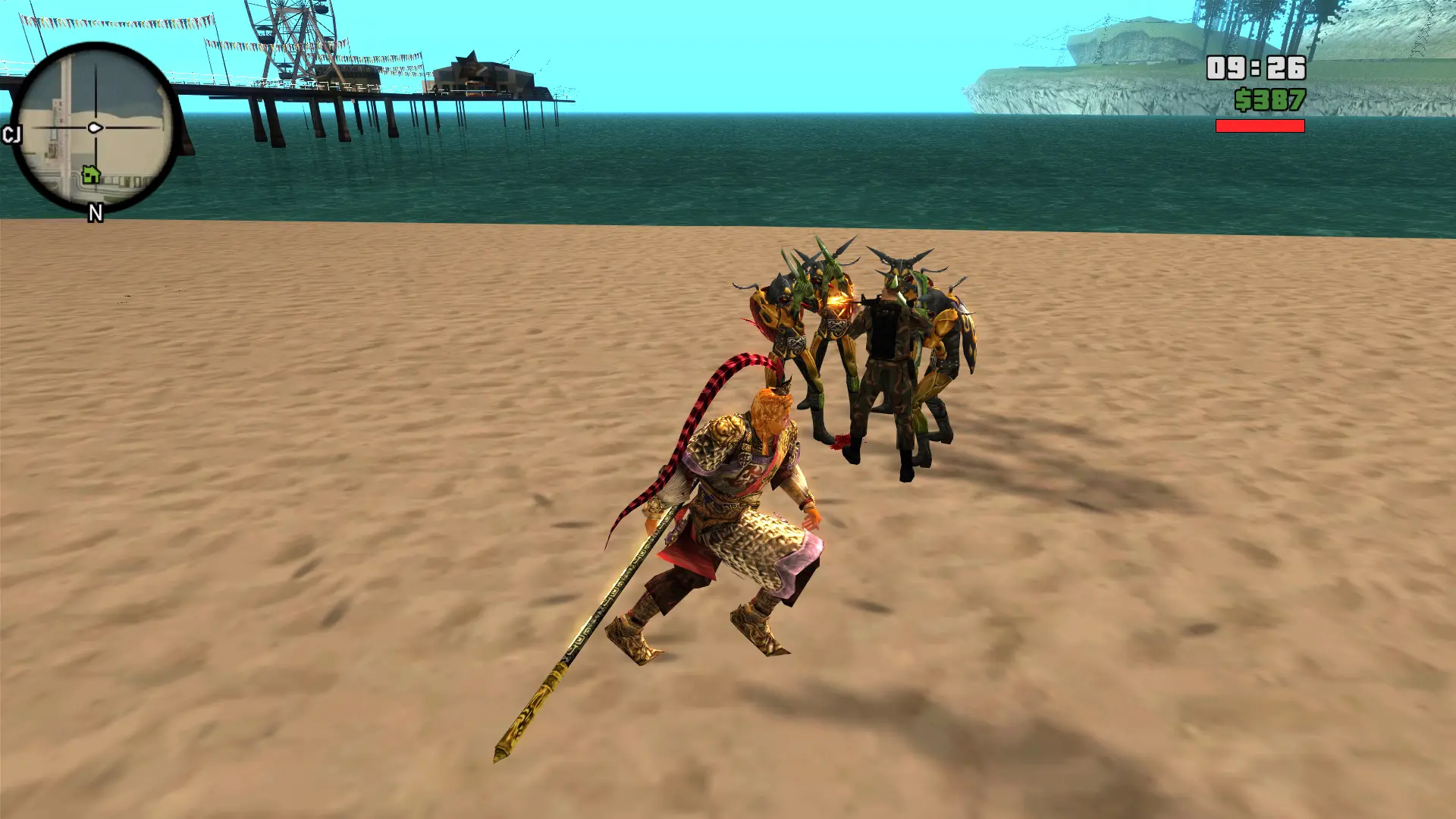 图片[7]-GTASA 圣安地列斯 齐天大圣 孙悟空 整合版 Win11最新光影舒适色调流畅版 真实系重制版 Win10/11汉化兼容版 稳定60FPS 超强优化 [赠送：运行库 通关存档 无限金币] [4.96 GB]-单机屋-GTA5MOD下载站-好玩的单机游戏网