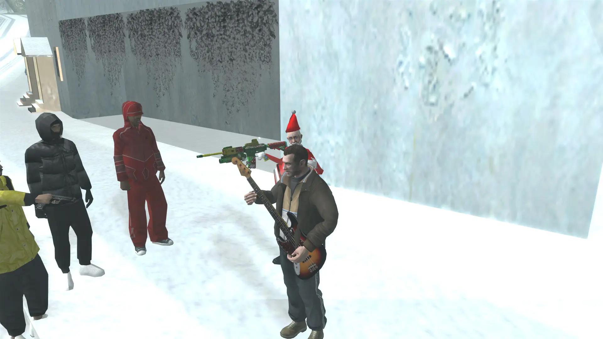 图片[5]-GTA 圣安地列斯 圣诞节 雪天冬季 精品汉化整合版 大雪冬季2.0升级版 Win11最新光影舒适色调流畅版 大屏优化 FPS优化 真实武器包 汉化版 [赠送：运行库 通关存档 无限金币] [6.02 GB]-单机屋-GTA5MOD下载站-好玩的单机游戏网