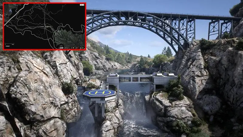 图片[2]-GTA5 雷通峡谷 桥下豪宅 Mansion under the bridge 覆盖版【10.0MB】-单机屋-GTA5MOD下载站-好玩的单机游戏网